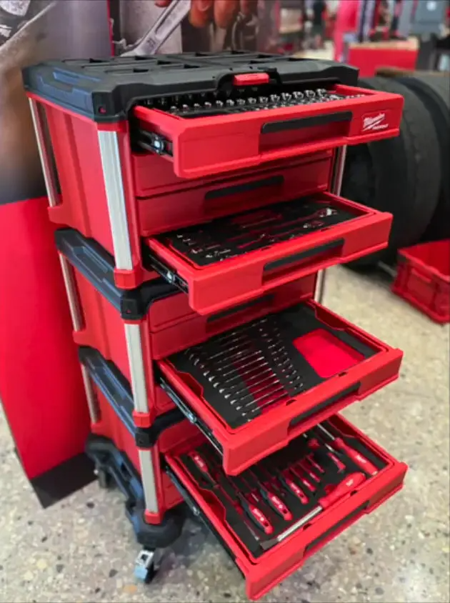 🔥🔥🔥2025 New Super Sale 366-pc Master Mechanics Hand Tool Set with PACKOUTTM Drawers and Dolly