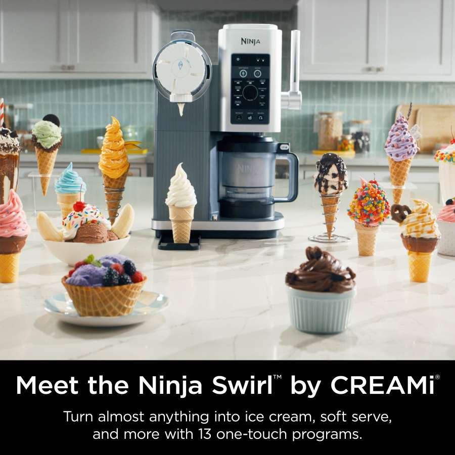 💖Clearance Sale💥Ninja Swirl™ by CREAMi® Ice Cream Machine